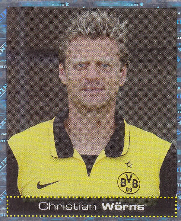Christian Wörns / Borussia Dortmund / Panini Bundesliga 2007 / Glitzerbild / Nr. 156