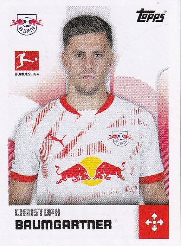Christoph Baumgartner / RB Leipzig / Topps Bundesliga 2024 / Basis Bild / Nr. 248