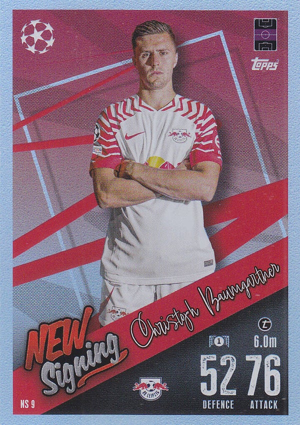 Christoph Baumgartner / RB Leipzig / Topps Champions League 2023 / New Signing / Nr. NS9