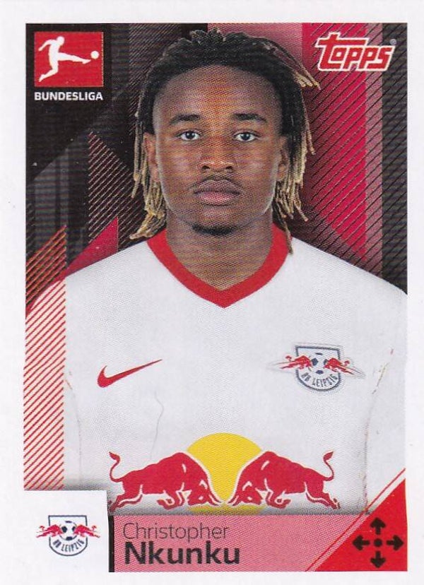 Christopher Nkunku / RB Leipzig / Topps Bundesliga 2020 / Basis Bild / Nr. 217