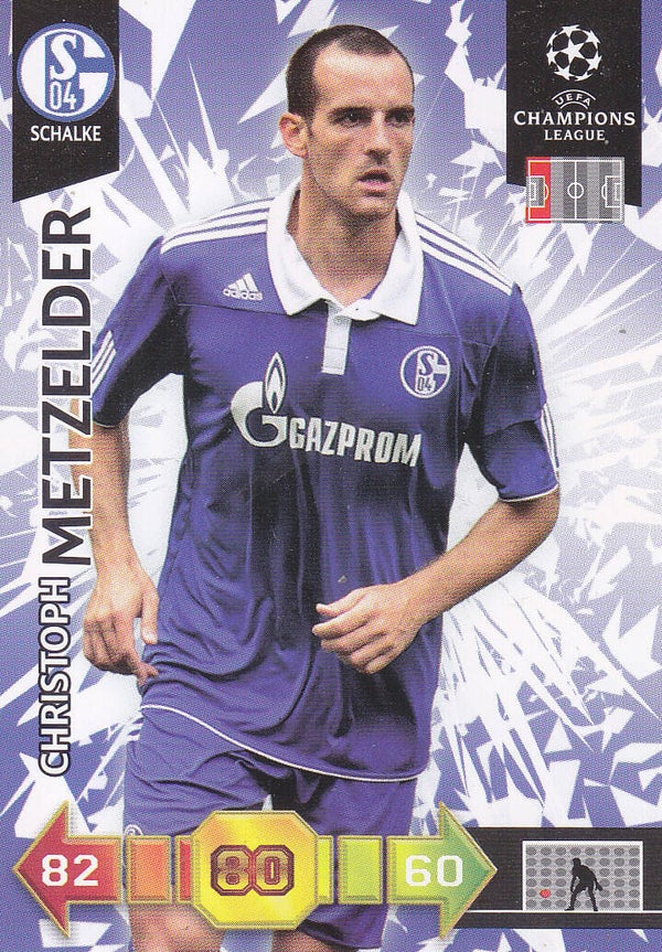 Christoph Metzelder / FC Schalke 04 / Panini Champions League 2010 / Basis Karte / Nr. 284