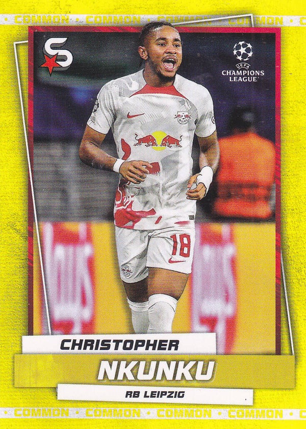 Christopher Nkunku / RB Leipzig / Topps Superstars 2022 / Common Yellow / nicht nummeriert / Nr. 120v