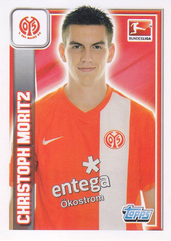Christoph Moritz / 1.FSV Mainz 05 / Topps Bundesliga 2013 / Basis Bild / Nr. 179
