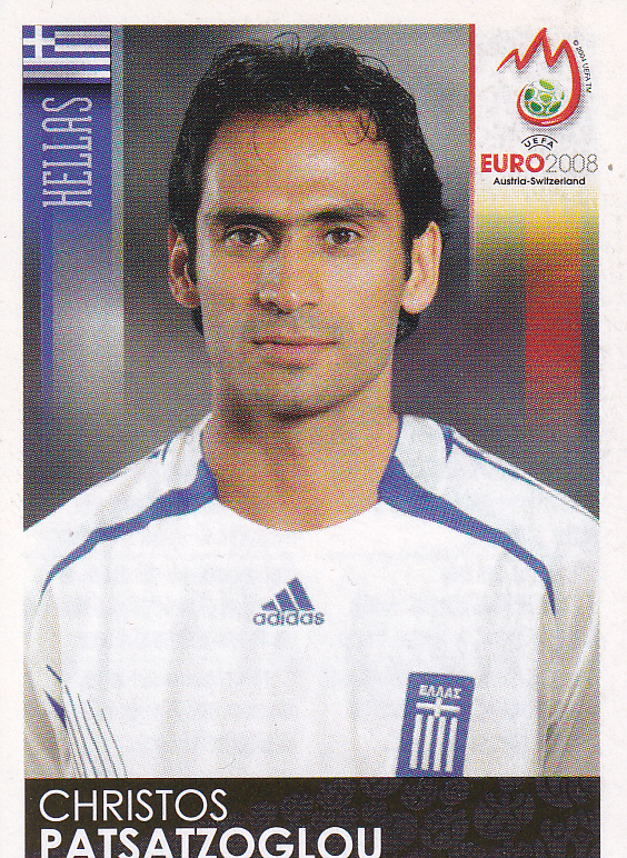 Christos Patsatzoglou - Griechenland - Panini EM 2008 - Basis Bild - Nr. 366