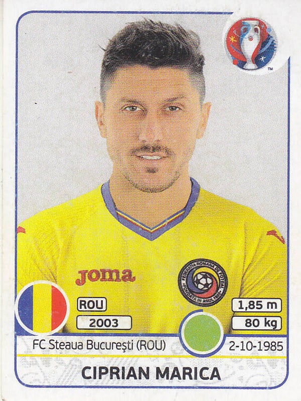 Ciprian Marica / Rumänien / Panini EM 2016 / Basis Bild / Nr.68