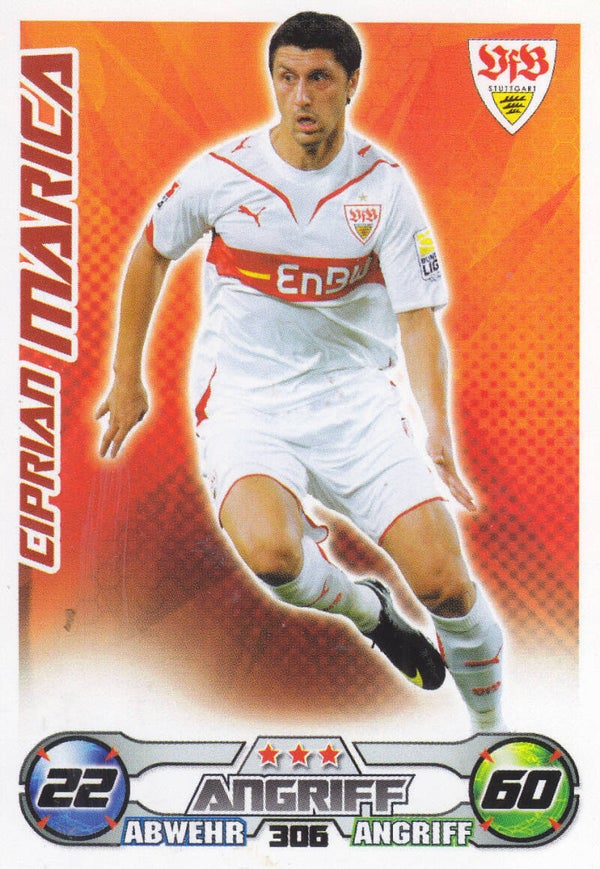 Ciprian Marica / VFB Stuttgart / Topps Match Attax 2009 / Basis Karte / Nr. 306