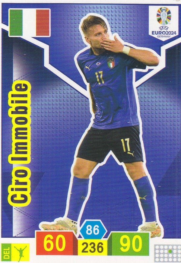 Ciro Immobile / Italien / EM 2024 / Sammelkarte