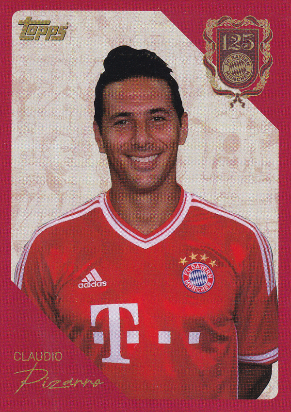 Claudio Pizarro - FC Bayern München - Topps 125 Jahre FCB - Basis Bild - Nr. 119