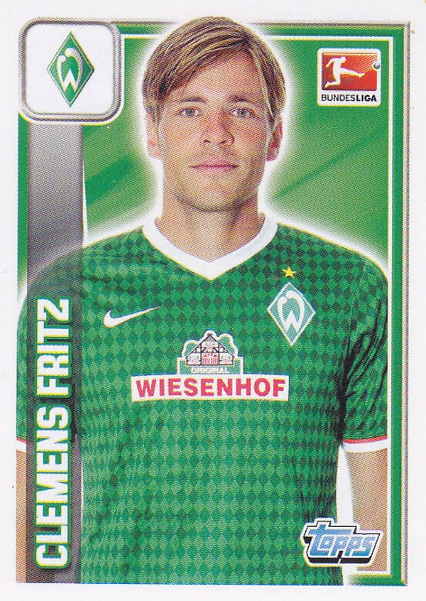 Clemens Fritz / SV Werder Bremen / Topps Bundesliga 2013 / Basis Bild / Nr.56