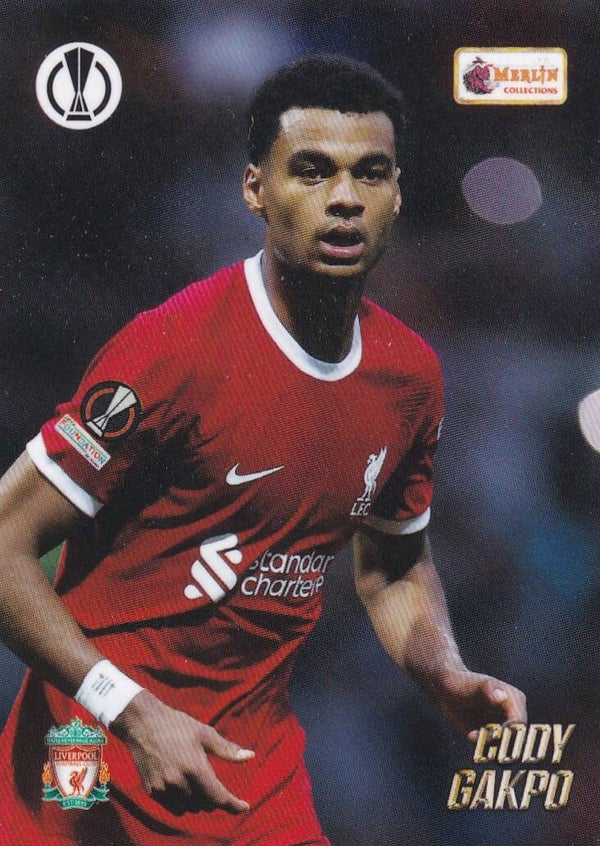 Cody Gakpo - FC Liverpool - Topps Merlin Heritage Europa League 2023 - Basis Karte - Nr. 21