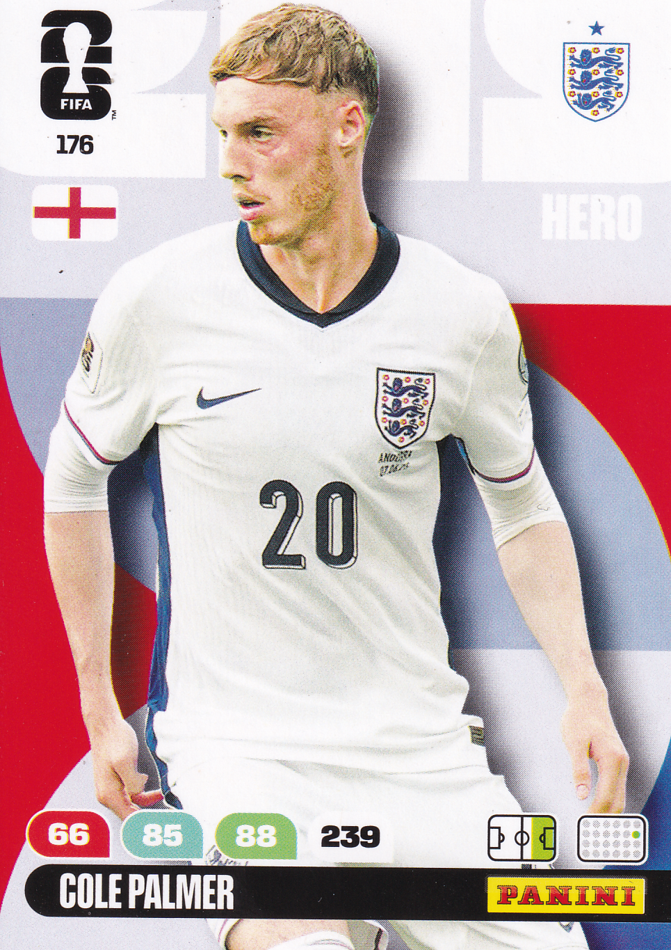 Cole Palmer - England - Panini WM 2026 - Hero - Nr. 176