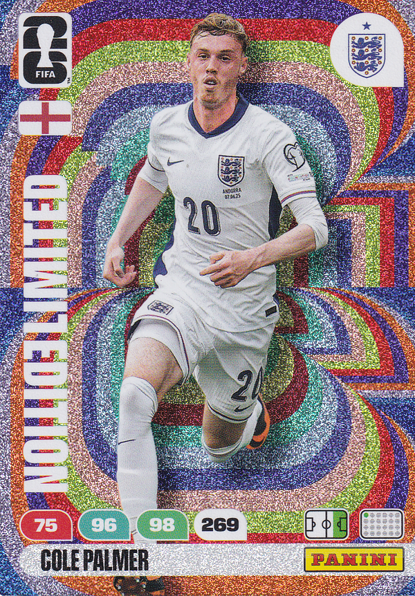Cole Palmer - England - Panini WM 2026 - Limited Edition - Nr. LE-CP