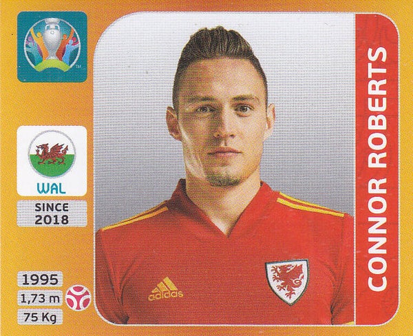 Connor Roberts / Wales / Panini EM 2020 / Basis Bild / Nr.105