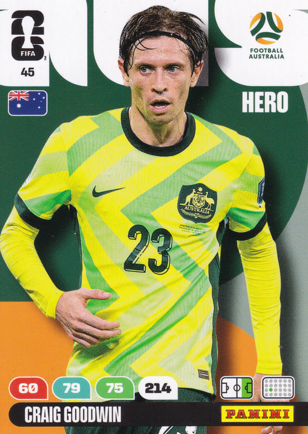 Craig Goodwin - Australien - Panini WM 2026 - Hero - Nr. 45