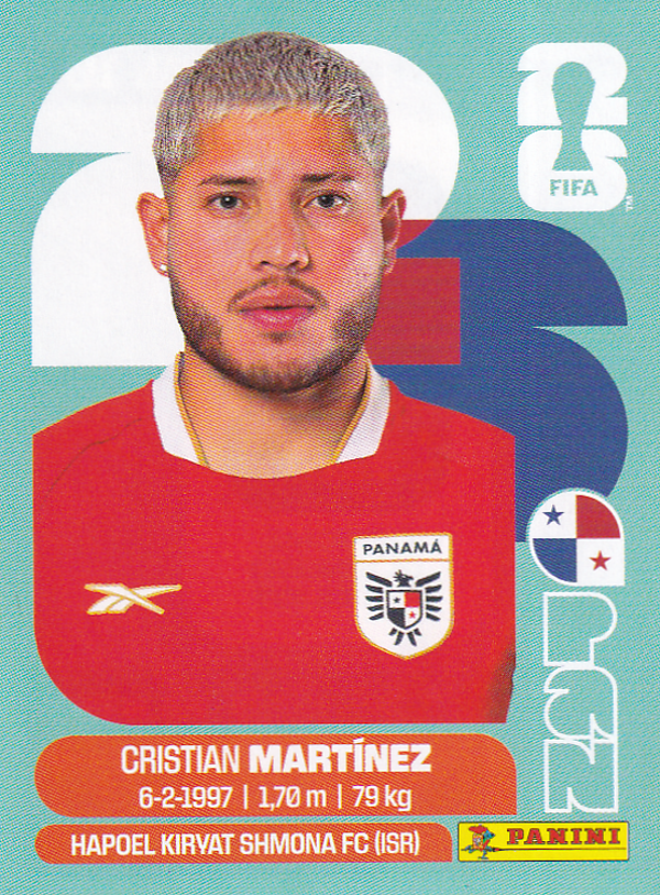 Cristian Martinez - Panama - Panini WM 2026 - Basis Bild - PAN10