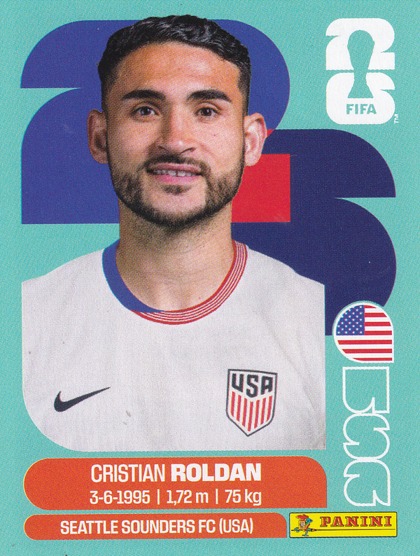 Cristian Roldan - USA - Panini WM 2026 - Basis Bild - USA11