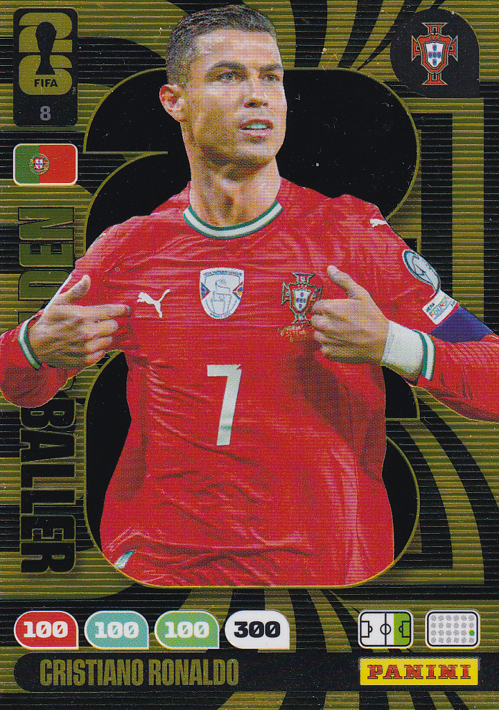 Cristiano Ronaldo - Panini WM 2026 - Golden Ballers - Nr. 8