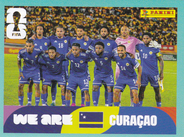 Curacao - Panini WM 2026 - Team Foto - Mannschaftsbild - CUW13