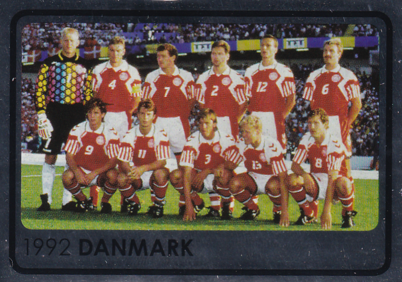 Dänemark - Panini EM 2008 - Europameister 1992 - Glitzer - Nr. 532