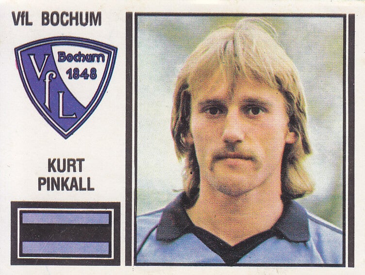 Kurt Pinkall / VFL Bochum / Panini Bundesliga 1981 / Basis Bild / Nr. 48