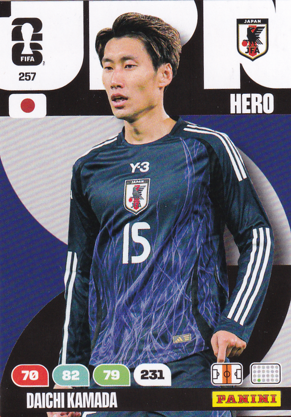 Daichi Kamada - Japan - Panini WM 2026 - Hero - Nr. 257