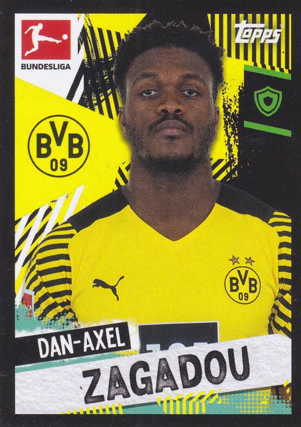 Dan-Axel Zagadou / Borussia Dortmund / Topps Bundesliga 2021 / Basis Bild / Nr. 151