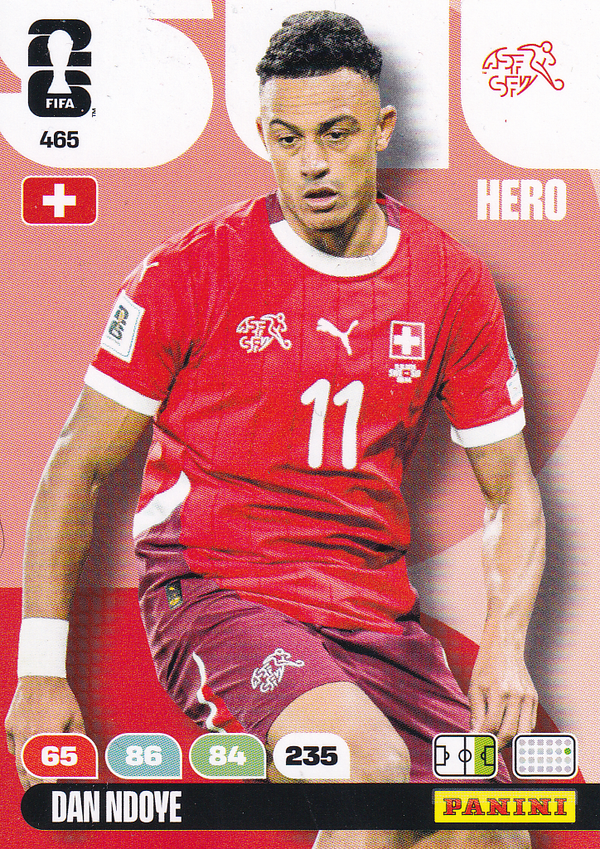 Dan Ndoye - Schweiz - Panini WM 2026 - Hero - Nr. 465