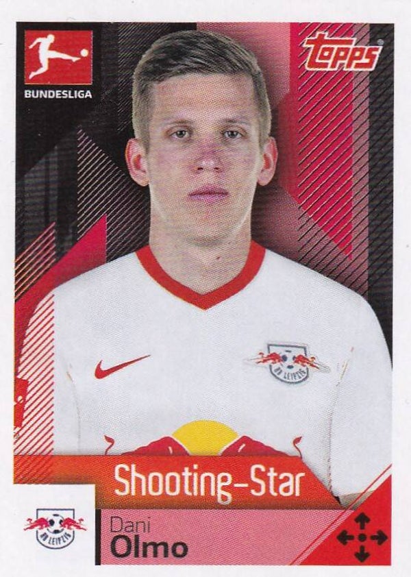 Dani Olmo / RB Leipzig / Topps Bundesliga 2020 / Shooting Star / Nr. 216