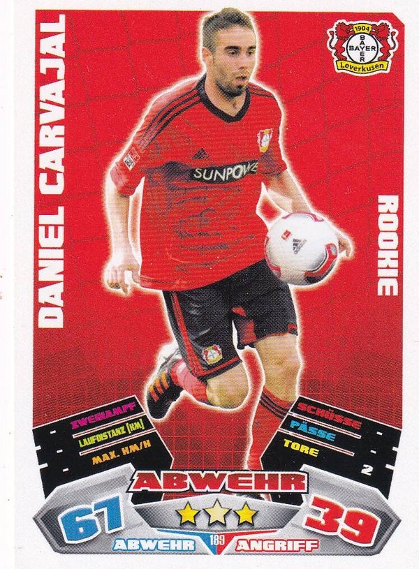 Daniel Carvajal - Bayer 04 Leverkusen - Topps Match Attax 2012 - Rookie - Nr. 189