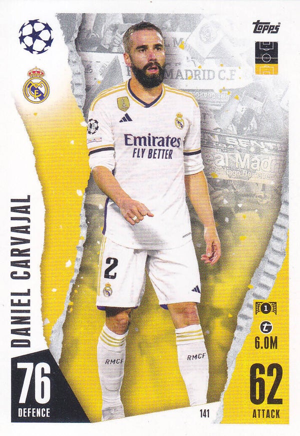 Daniel Carvajal / Real Madrid / Topps Champions League 2023 / Basis Karte / Nr.141