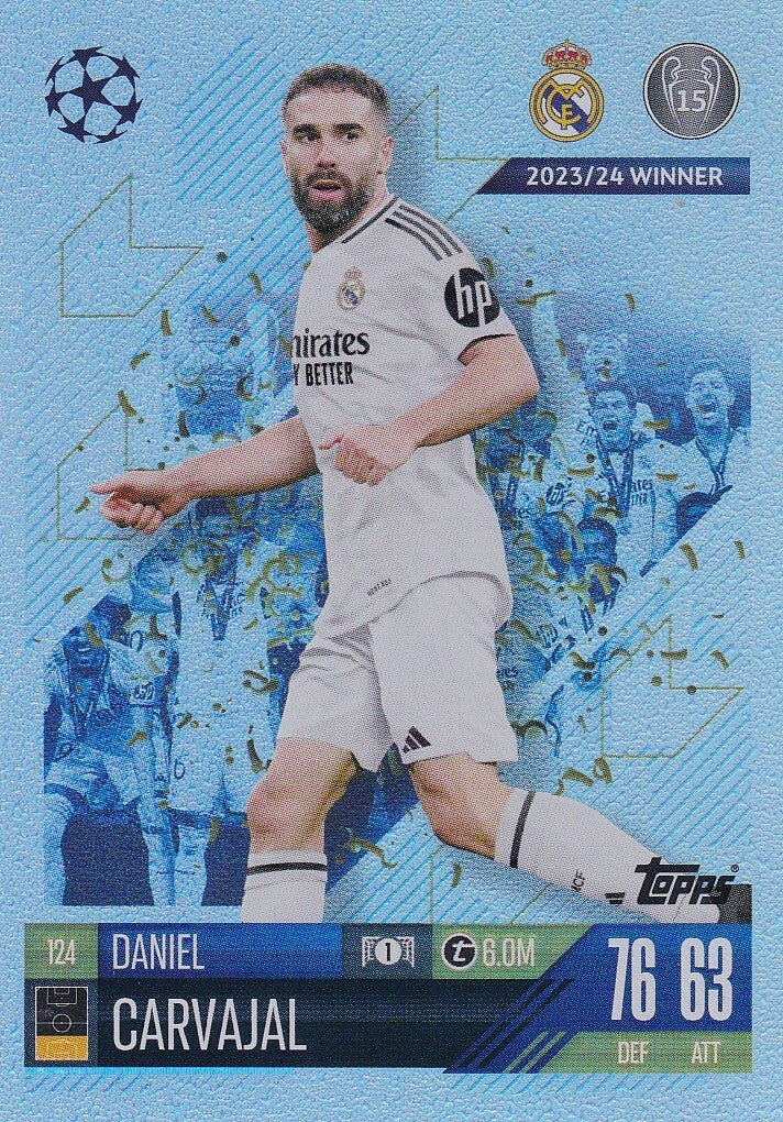Daniel Carvajal / Real Madrid / Topps Champions League 2024 / Winner 2023 / Nr. 124