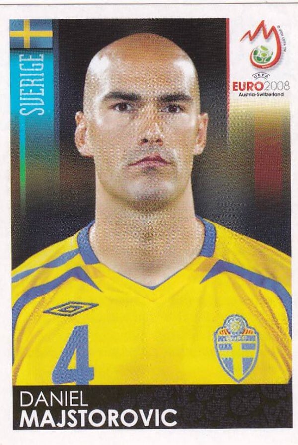 Daniel Majstorovic - Schweden - Panini EM 2008 - Basis Bild - Nr. 394