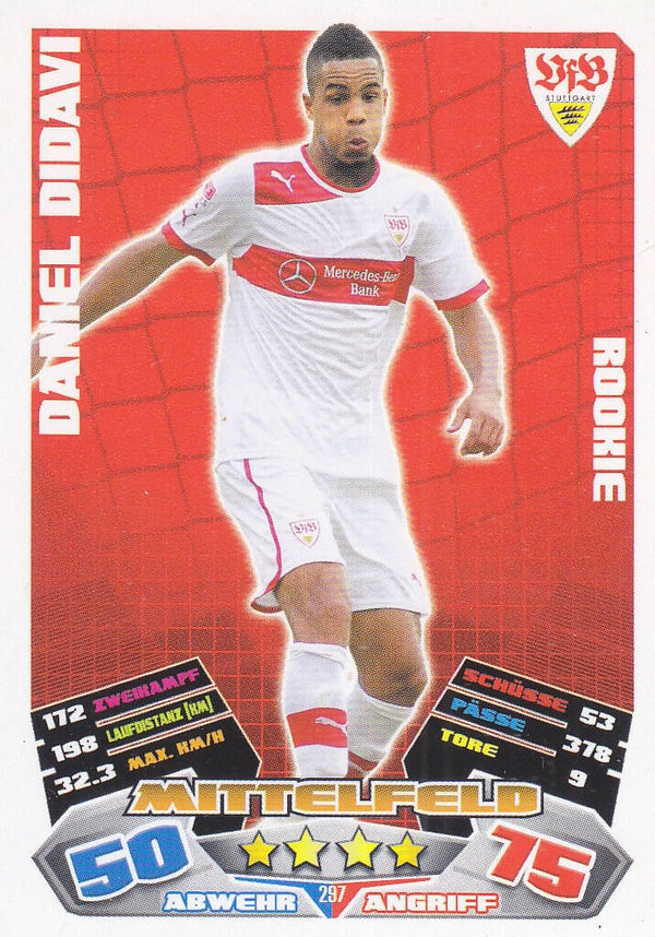 Daniel Didavi / VFB Stuttgart / Topps Match Attax 2012 / Rookie Karte / Nr.297