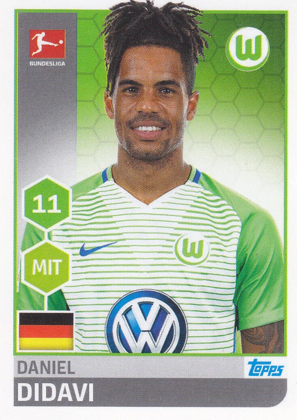 Daniel Didavi VFL Wolfsburg Basis Karte Nr.271