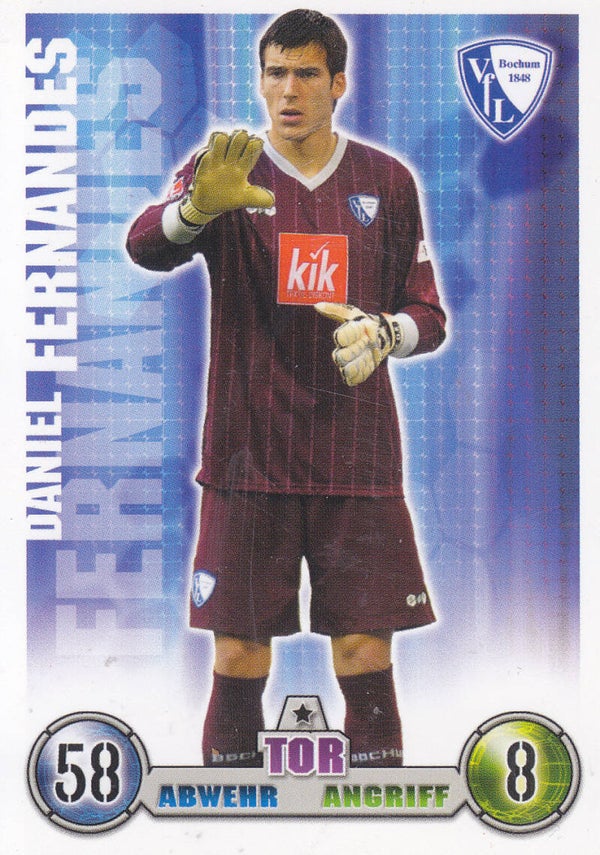Daniel Fernandes / VFL Bochum / Topps Match Attax 2008 / Basis Karte / Nr.37