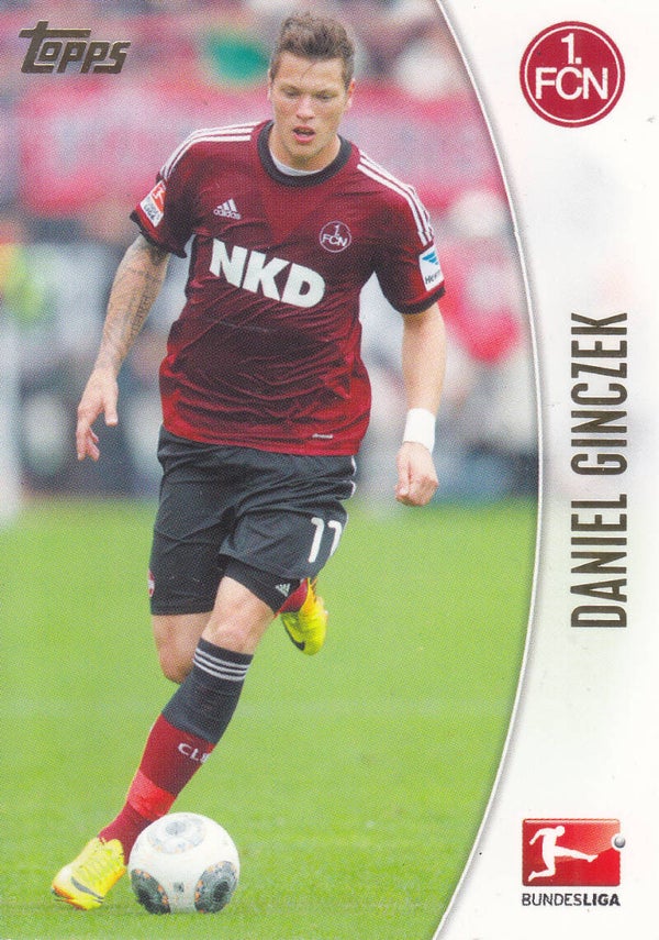 Daniel Ginczek / 1.FC Nürnberg / Topps Chrome 2013 / Basis Karte / Nr. 177
