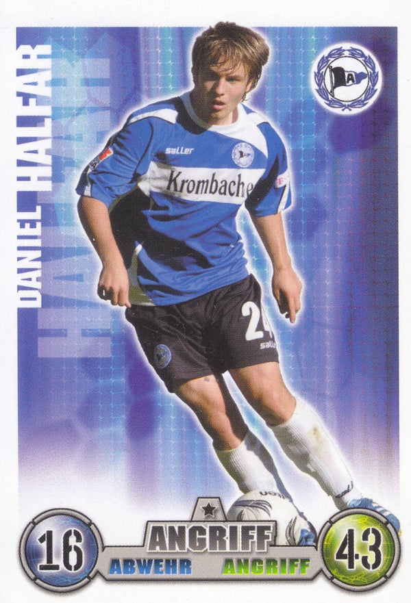 Daniel Halfar / DSC Arminia Bielefeld / Topps Match Attax 2008 / Basis Karte / Nr.32