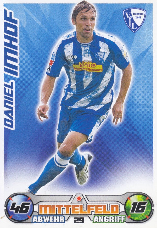 Daniel Imhof / VFL Bochum / Topps Match Attax 2009 / Basis Karte / Nr. 29