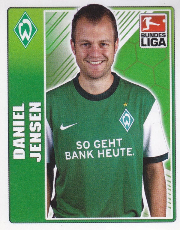 Daniel Jensen / SV Werder Bremen / Topps Bundesliga 2009 / Basis Bild / Nr.59