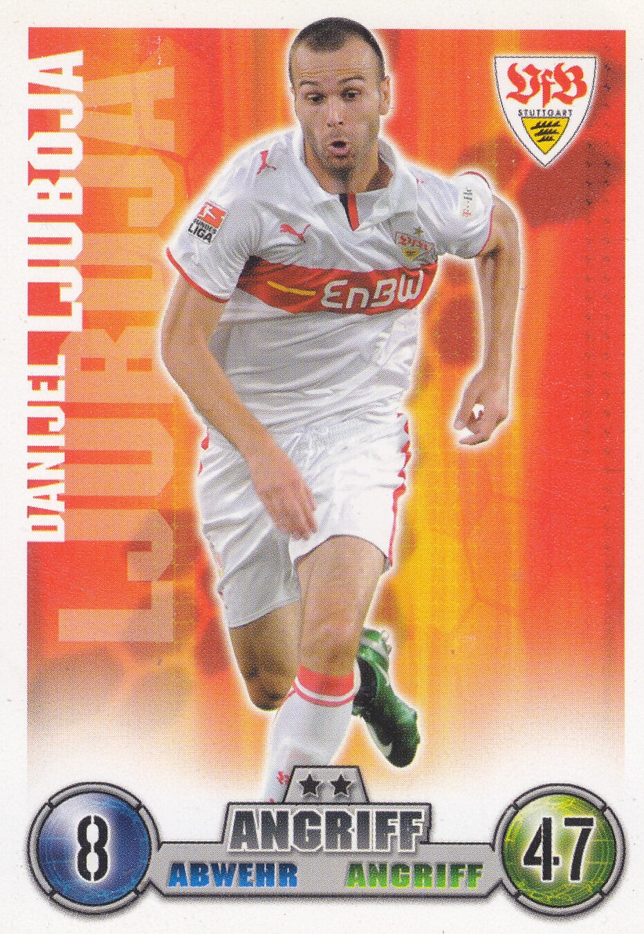 Danijel Ljuboja / VFB Stuttgart / Topps Match Attax 2008 / Basis Karte / Nr. 303