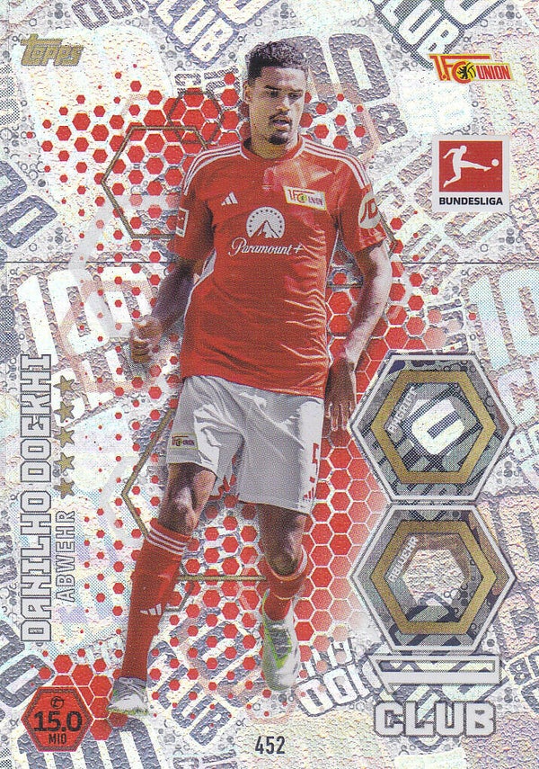 Danilho Doekhi / 1.FC Union Berlin / Topps Match Attax 2023 / Club 100 / Nr.452