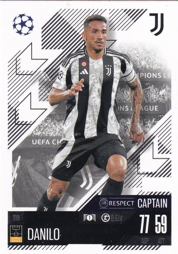Danilo - Juventus Turin - Topps Champions League 2024 - Captain - Nr. 318