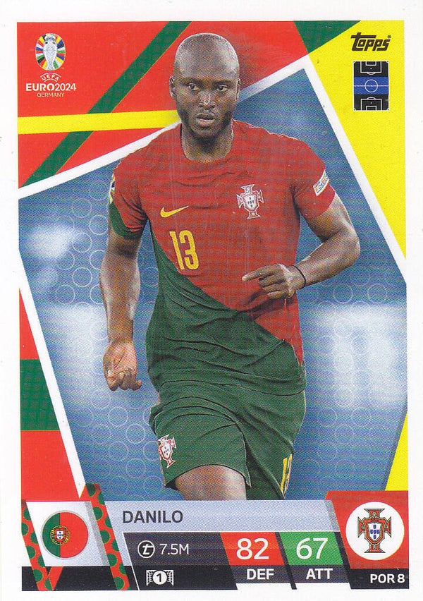Danilo / Portugal / Topps EM 2024 / Basis Karte / Nr. POR 8