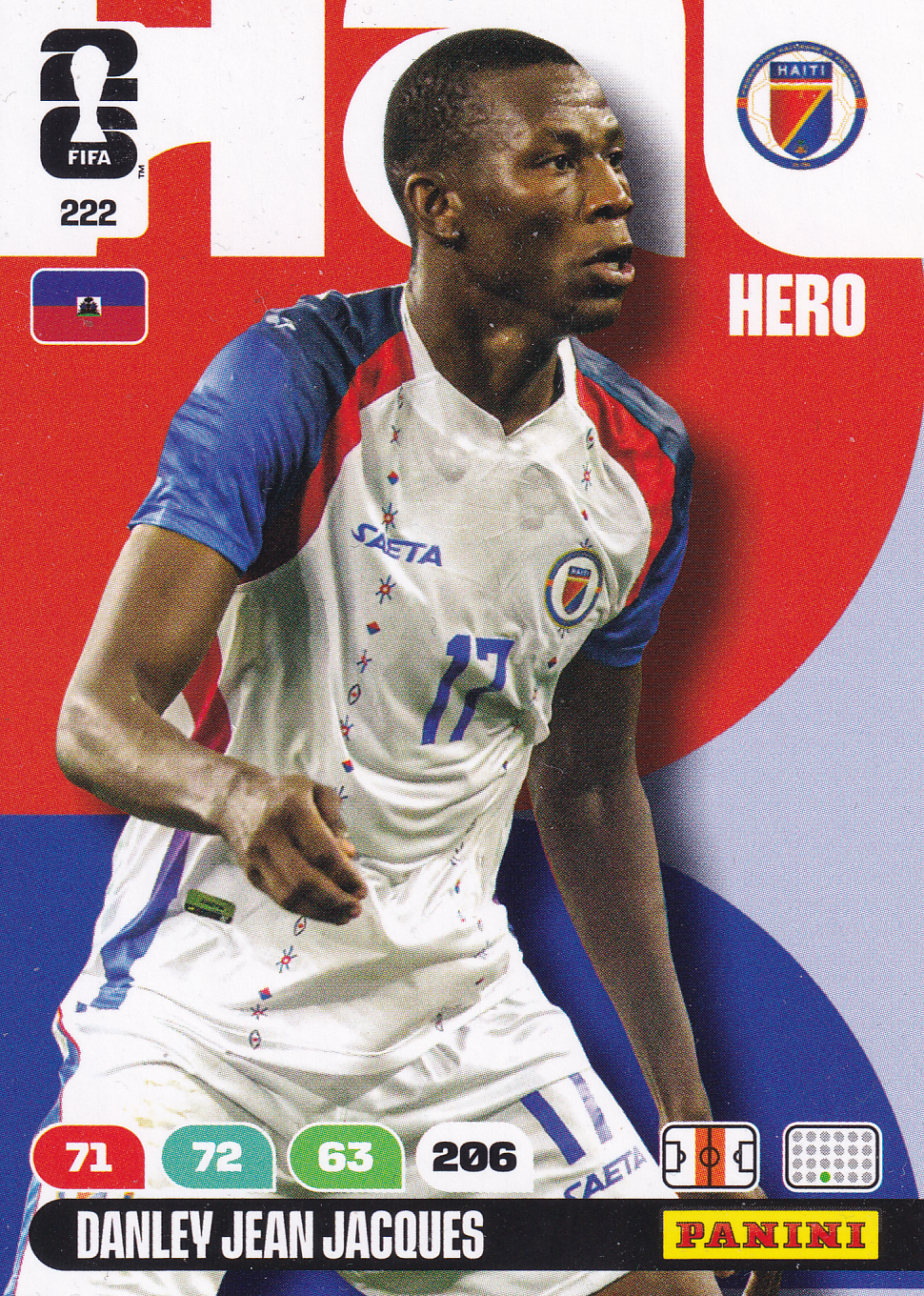 Danley Jean Jacques - Haiti - Panini WM 2026 - Hero - Nr. 222