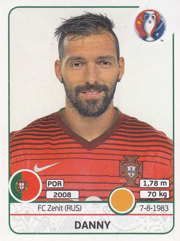 Danny / Portugal / Panini EM 2016 / Basis Bild / Nr. 592