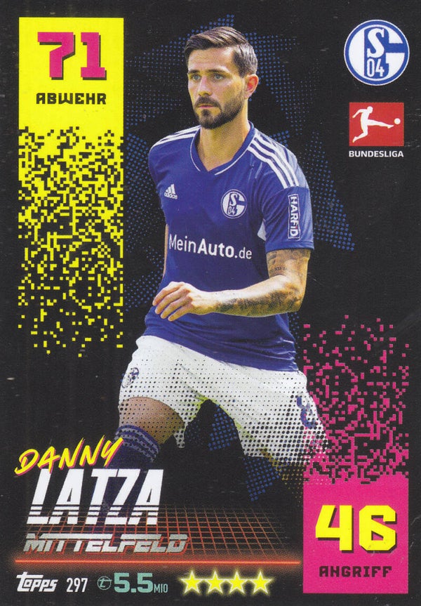 Danny Latza FC Schalke 04 Basis Karte Nr.297