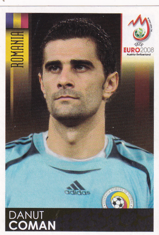 Danut Coman - Rumänien - Panini EM 2008 - Basis Bild - Nr. 331