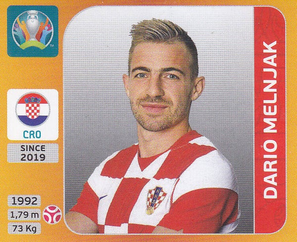 Dario Melnjak / Kroatien / Panini EM 2020 / Basis Bild / Nr.353
