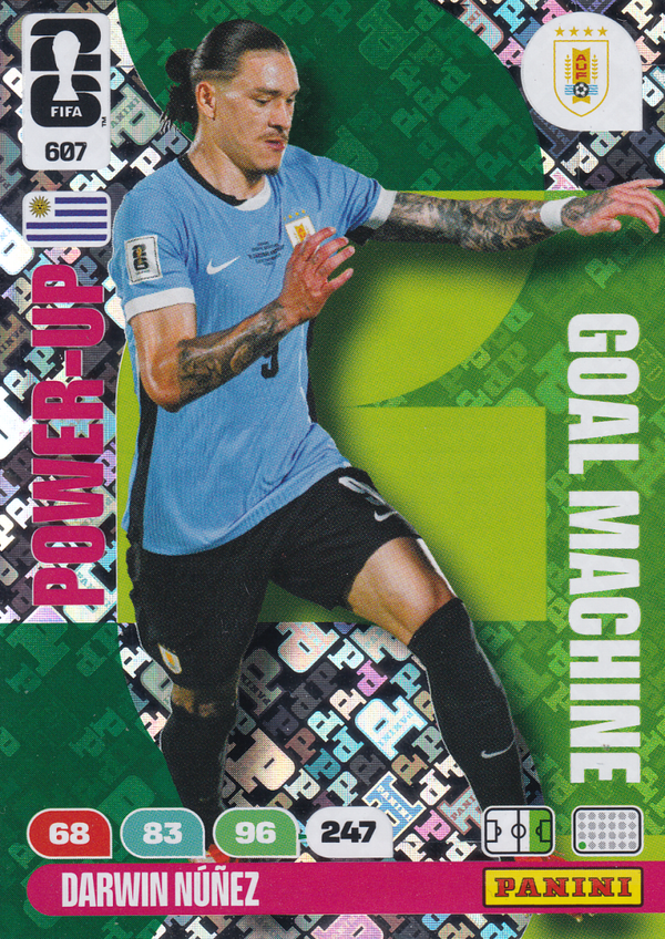 Darwin Nunez - Uruguay - Panini WM 2026 - Power-Up - Goal Machine - Nr. 607