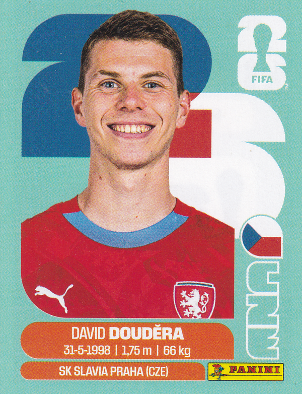 David Doudera - Tschechien - Panini WM 2026 - Update - CZE15a
